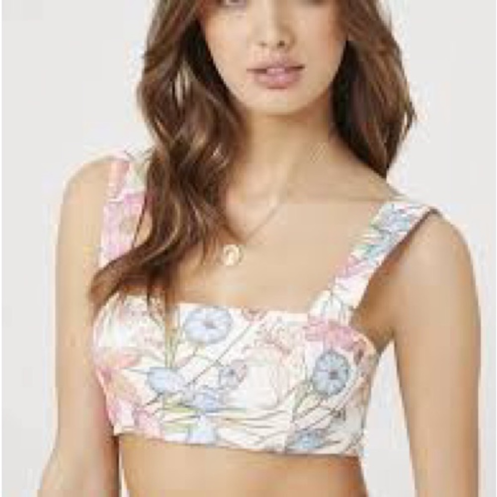 Floral crop top